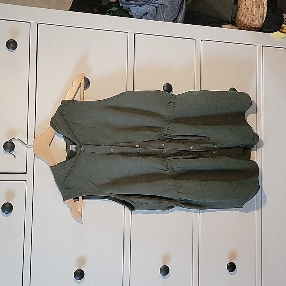 Moss Green Vest